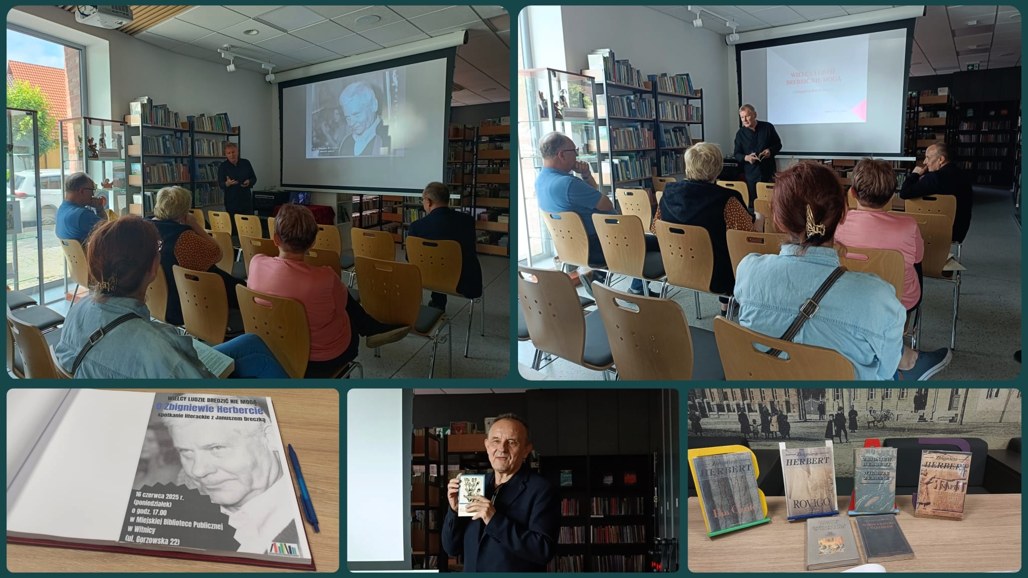 O Herbercie w witnickiej bibliotece